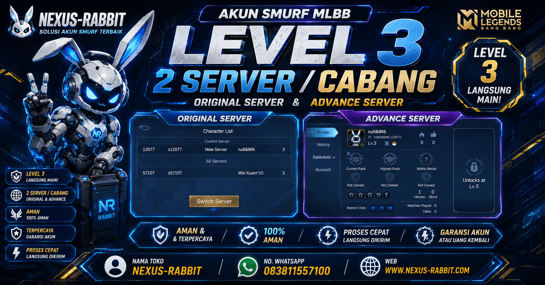 SMURF FRESH LEVEL 3 – ORIGINAL & ADVANCE SERVER