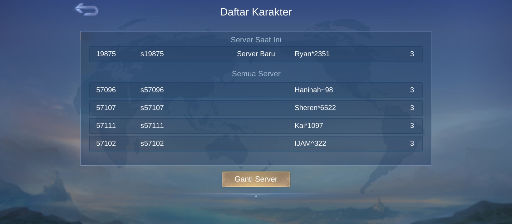 Create Akun Original 1S + Advance Server 4S